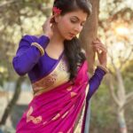 Madhavi Nimkar Instagram - Enjoying the peace that comes with watching a sunset 🌅 💖 . . #sunset 💞 PC - @momentum_storys_by_tejas_