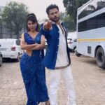 Madhavi Nimkar Instagram - Uploading a fresh new reel 💖🥰😘 On #dhingana set …💞 #shalinimalhar #me . . @star_pravah