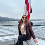 Madhu Sharma Instagram - “The mountains and the lake create a breathtaking scenery that one can only witness while on a boat ride #lucerne #boatride #cruise #switzerland #alps #mountains #explorepage✨ #explore #exploreeverything #exploreworld