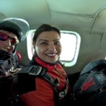Madhu Sharma Instagram - Skydiving is an exhilarating and unforgettable experience that is difficult to put into words. As you ascend to your jump altitude, your heart races with anticipation and nerves. Once you reach the jump altitude, you take a deep breath and leap out of the plane. In the first few seconds, you will feel a rush of wind as you plummet towards the earth. The sensation of free-fall is indescribable; you feel weightless and the wind rushing past you at an incredible speed. You may also experience a feeling of absolute freedom and a sense of being completely alive. After around 45-60 seconds of free-fall, your parachute is deployed, and you suddenly slow down, allowing you to take in the stunning views around you. The feeling of being suspended in the air, thousands of feet above the ground, is breathtaking. As you float back to earth, you may feel a sense of tranquility and peacefulness. The experience of skydiving can be described as a rush of adrenaline mixed with a deep sense of calm and appreciation for the beauty of the world around you. Overall, skydiving is an extraordinary experience that combines intense excitement, breathtaking views, and a sense of freedom and peace. It is truly an experience like no other.