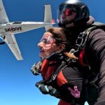 Madhu Sharma Instagram - Skydiving is an exhilarating and unforgettable experience that is difficult to put into words. As you ascend to your jump altitude, your heart races with anticipation and nerves. Once you reach the jump altitude, you take a deep breath and leap out of the plane. In the first few seconds, you will feel a rush of wind as you plummet towards the earth. The sensation of free-fall is indescribable; you feel weightless and the wind rushing past you at an incredible speed. You may also experience a feeling of absolute freedom and a sense of being completely alive. After around 45-60 seconds of free-fall, your parachute is deployed, and you suddenly slow down, allowing you to take in the stunning views around you. The feeling of being suspended in the air, thousands of feet above the ground, is breathtaking. As you float back to earth, you may feel a sense of tranquility and peacefulness. The experience of skydiving can be described as a rush of adrenaline mixed with a deep sense of calm and appreciation for the beauty of the world around you. Overall, skydiving is an extraordinary experience that combines intense excitement, breathtaking views, and a sense of freedom and peace. It is truly an experience like no other.