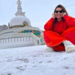 Madhu Sharma Instagram - Happiness Shanti Stupa