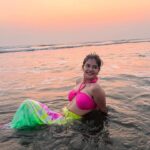 Madhumita Sarcar Instagram - 💕💙💛💚🧡❤️💜 Goa - Morjim Beach