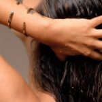 Maera Mishra Instagram - “Experience nature’s nourishment with our Nisha Almond & Olive Active Shampoo & Conditioner, for truly revitalized hair that shines with health and brilliance.” #almond #olives #healthystrands #yutikanatural