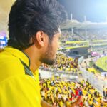 Mani Chandra Instagram - All the best CSK 💛🥳!!!!! Missing this match here in chepauk stadium🤷🏻‍♂️ #csk #iplchennai Chepauk Stadium