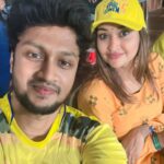Mani Chandra Instagram - Had a nice time with u kaa ❤️ Such a positive vibe🔥 Next time dance aadalam 😍 Stay the same 🤗 #ipl #csk #chennaiipl Chepauk Stadium
