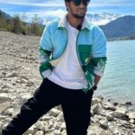 Mani Chandra Instagram - Engeyum Kadhal 🤍🖤 Missing and loving everything about Switzerland 🤍 VC @im_raveena_daha chelloo🖤 @tharshan_93 darling ❤️