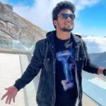 Mani Chandra Instagram - I love Everything about Switzerland 🤍🥹 Andha Aagayam Podhatha Paravai Ondru Nadhi Kannaadi Paarthu Manam Nirainthathu Indru 🖤 VC @tsk_actor darling ❤️