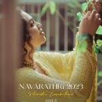 Manisha Eerabathini Instagram - Navarathri Day 5 💛 This next song will be out in the morning and will be the Bathukamma aspect of this year’s series, which you know is always special to me 🥰 5 original songs, 5 different relationships and 1 big family! A @vedom.art production @iamarjunumashankar @sataghni_official @_vinodvincent @eptworld Hyderabad
