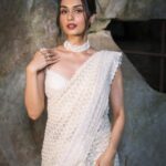 Manushi Chhillar Instagram – Every Saree tells a story, can you read mine? 🤍