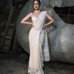 Manushi Chhillar Instagram – Every Saree tells a story, can you read mine? 🤍