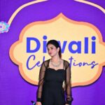 Manvita Kamath Instagram - What an amazing time at the Landmark Group's Diwali celebration! Shoutout to Sucheta for such a memorable event. Grateful to be a part of it! 🙏✨ #DiwaliCelebration #Gratitude #MemorableMoments . . @landmarkgroupofficial @itssucheta @bbenindia @missmomo.in @sowmya.sk
