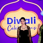 Manvita Kamath Instagram - What an amazing time at the Landmark Group's Diwali celebration! Shoutout to Sucheta for such a memorable event. Grateful to be a part of it! 🙏✨ #DiwaliCelebration #Gratitude #MemorableMoments . . @landmarkgroupofficial @itssucheta @bbenindia @missmomo.in @sowmya.sk