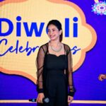 Manvita Kamath Instagram - What an amazing time at the Landmark Group's Diwali celebration! Shoutout to Sucheta for such a memorable event. Grateful to be a part of it! 🙏✨ #DiwaliCelebration #Gratitude #MemorableMoments . . @landmarkgroupofficial @itssucheta @bbenindia @missmomo.in @sowmya.sk