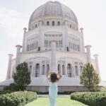 Mareena Michael Kurisingal Instagram - photos @visuals.by.shawn stylist @anooparavindh2020 Baha'ï Temple Chicago