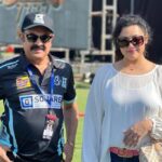 Meena Instagram - First time to @cclt20 which was held at Jodhpur. Pleasant experience with friends 😊 #cricket #ccl2023 #friends #newexperience #funtimes #funwithfamily