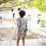 Meenakshi Raveendran Instagram - Meenakshi wearing printed Mini Dress from Aurora collection 🦋🤍 📸 @premsampaul DM for Orders!!