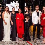 Megha Chakraborty Instagram - The Girl Gang At The Fashion Show & Launch Of @neerusprive Hyderabad
