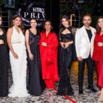 Megha Chakraborty Instagram - The Girl Gang At The Fashion Show & Launch Of @neerusprive Hyderabad