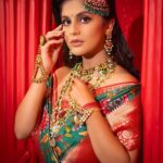 Megha Chakraborty Instagram - NAVRATRI DAY 6 Look featuring the beautiful @chakrabortymegha in a Modern Goddess Avatar where she represents Color Green, 6th Color of Navratri ❤️ Shoot Concept & Designed By:- @nehaadhvikmahajan @bridalsbynam . 💄MUA , Hair & Styling :- @nehaadhvikmahajan . Assisted By :- @styleby_vaishnavi . 🥻Saree :- @neerusindia . 💍Jewelery :- @sonisapphire . 🎥:- @deepak_das_photography @kakali_das_photography . #meghachakraborty #makeup #ootd #nehaadhvikmahajan #makeupbyme💄 #nammakeovers #bride #to #be #bridal #look #bridalmakeupartist #destinationweddingmakeupartist #weddingmakeup #hair #hairstyling #nammakeovers #bollywood #television #makeupartist #mumbai #traveller #all #over #the #globe