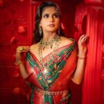 Megha Chakraborty Instagram - NAVRATRI DAY 6 Look featuring the beautiful @chakrabortymegha in a Modern Goddess Avatar where she represents Color Green, 6th Color of Navratri ❤️ Shoot Concept & Designed By:- @nehaadhvikmahajan @bridalsbynam . 💄MUA , Hair & Styling :- @nehaadhvikmahajan . Assisted By :- @styleby_vaishnavi . 🥻Saree :- @neerusindia . 💍Jewelery :- @sonisapphire . 🎥:- @deepak_das_photography @kakali_das_photography . #meghachakraborty #makeup #ootd #nehaadhvikmahajan #makeupbyme💄 #nammakeovers #bride #to #be #bridal #look #bridalmakeupartist #destinationweddingmakeupartist #weddingmakeup #hair #hairstyling #nammakeovers #bollywood #television #makeupartist #mumbai #traveller #all #over #the #globe