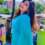 Meghashree Instagram - 🙈🧿🧿🧿 . . Outfit:@mk_houseoffashions Makeup:@meghashree_official