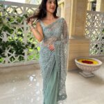 Mehrene Kaur Pirzada Instagram - Wearing @sawangandhiofficial for #idhiidhimaaya song launch in Tirupati ❤️
