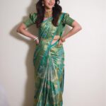 Mehrene Kaur Pirzada Instagram - “You.” and just like that, the greatest poem was written, in one word. Saree @maangalya @getstyledbyprisa @kushalsfashionjewellery @impriyankasahajananda