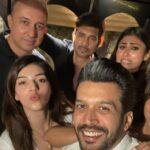 Mehrene Kaur Pirzada Instagram - Had a great time with these amazing people at the #SultanOfDelhi success party 💫 Thank you all for making our show No.1 and most importantly thank you for giving your reviews - your love is all that matters to us ❤️ #SoD PS: we didn’t decide to be colour coordinated. It just happened 😆 #blackandwhite