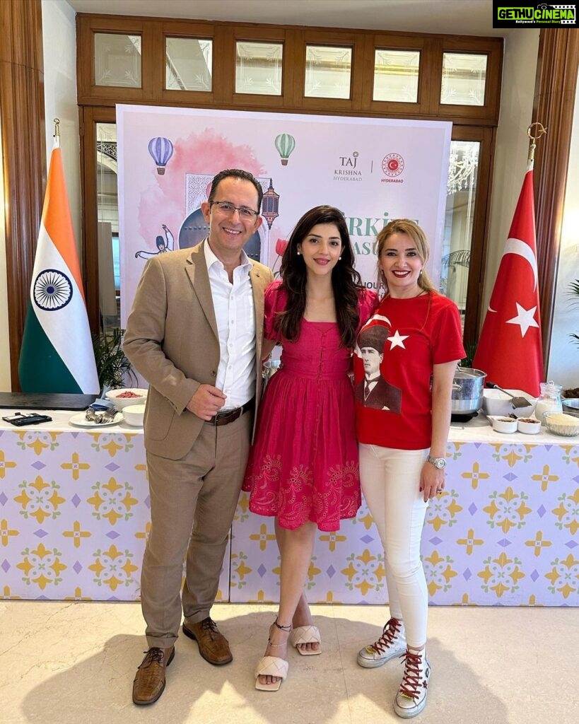 Mehrene Kaur Pirzada Instagram - Turkish Food Festival in Hyd 🤩 Taj Krishna