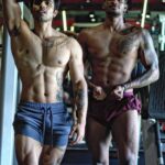 Michael Ajay Instagram - Leg day in GOA ft. @trevon_dias #michaelajay #gym #legday #aesthetics Fitness Bar