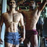 Michael Ajay Instagram - Leg day in GOA ft. @trevon_dias #michaelajay #gym #legday #aesthetics Fitness Bar