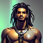 Michael Ajay Instagram - A.I says HI. 1-10 Tell me your favourite Mikey #michaelajay #ai #lensaapp #artificialintelligence #digitalart