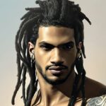 Michael Ajay Instagram - A.I says HI. 1-10 Tell me your favourite Mikey #michaelajay #ai #lensaapp #artificialintelligence #digitalart