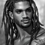 Michael Ajay Instagram - A.I says HI. 1-10 Tell me your favourite Mikey #michaelajay #ai #lensaapp #artificialintelligence #digitalart