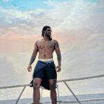 Michael Ajay Instagram - Bro thinks he’s Aquaman. #michaelajay #maldives #diver #scubadiving #calvinklein #sunsets #sea #islandlife Maldives
