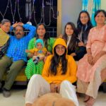 Monal Gajjar Instagram - "Glowing up Diwali with the fam! 🌟 Who needs fireworks when you have this crew? Missing @hemali.gajjar 😢🤗🥰 #DiwaliVibes #FamilyGlowUp"