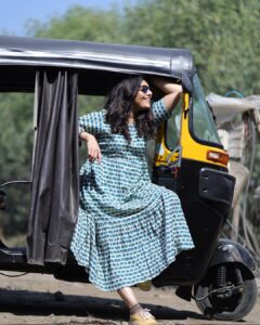 Mukta Barve Instagram - OUT OF STOCK 😊

Our most favourite look is here🐘♥️

• Limited stock available 

Dress code : FMB-002

• Get summer ready yet with our Long quirky print dress!! 

In frame : @muktabarve 

MUA : @gayatridhanve_mua 

Shot by : @prashantdhanvephotography

Orders will be taken until stock lasts. so, Hurry Up!

#womenwear #cottoncoordsets #womenfashion #indianfashion @retro #fashionblogger #fashionstyle #sustainablefashion #cotton #ootd #style #styling #actor #fsshionista #muktabarve #collaboration #marathimandaldubai #dubai #clientdiaries #client #dubaiexpact #dubai🇦🇪 #online #homegrown #brand #onlinebusiness #onlineshopping #vocalforlocal #india #marathimulgi #fashiongram