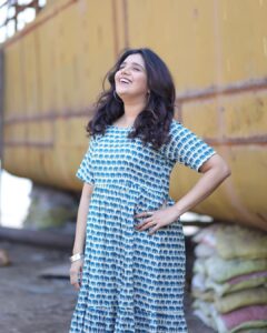 Mukta Barve Instagram - OUT OF STOCK 😊

Our most favourite look is here🐘♥️

• Limited stock available 

Dress code : FMB-002

• Get summer ready yet with our Long quirky print dress!! 

In frame : @muktabarve 

MUA : @gayatridhanve_mua 

Shot by : @prashantdhanvephotography

Orders will be taken until stock lasts. so, Hurry Up!

#womenwear #cottoncoordsets #womenfashion #indianfashion @retro #fashionblogger #fashionstyle #sustainablefashion #cotton #ootd #style #styling #actor #fsshionista #muktabarve #collaboration #marathimandaldubai #dubai #clientdiaries #client #dubaiexpact #dubai🇦🇪 #online #homegrown #brand #onlinebusiness #onlineshopping #vocalforlocal #india #marathimulgi #fashiongram