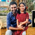 Muktha Instagram - With my Captain Abhi uncle ❤️ Abhi @abhilash_joshiy Hats off your extreme dedication and hard work and the ❤️ for cinema 🎬 Wishing you every success with this project @kokmovie and in everything else that you do😊 Katta waiting for King of kotha @kokmovie @abhilash_joshiy @kanmanikiara @dqsalmaan