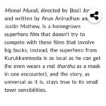 Murali Instagram - Minnal Murali review by @thenewsminute Minnal Murali streaming on @netflix_in ⚡️