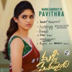 Naina Ganguly Instagram - Meet Pavithra! Pavithra is an Independent Family Girl. She is short tempered, foodie and of course a Chai Lover. She prefers an Honest Man. Are you guys excited to meet her? @tej_uppalapati @sumanth_kumar @keerthi_kumar_tg @red.cinemas