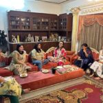 Namrata Shirodkar Instagram - School mother's night! The best times ever! Such a rock solid group who I love so much! 🤩 Selfless moms with only one aim to get all our kids to shine ♥️♥️♥️♥️ More and more power to all of us! The best food and the best host @vadlamudishilpa! @sulakshana_19 your home next! @shona_.malhotra! @sunayanau. Outfit: @gazalguptacouture