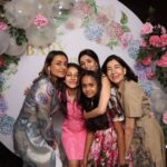 Namrata Shirodkar Instagram - (2/2) About last night! My first official party with our 11-year-old, and she had an absolute blast, much like her father. ♥️♥️♥️♥️ Just like the old times... Met all our friends who came out of the woodwork 🤣🤣. Just like we did 🤣🤣🤣But whatta party! 🎉 Thank you our little blessed couple, @shriyabhupal and @anindith, for hosting the best party in town. ♥️♥️♥️♥️ Thank you @diabhupal, @krishnarbhupal and @shalini_bhupal for being the best hosts 🤗