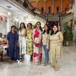Namrata Shirodkar Instagram - School mother's night! The best times ever! Such a rock solid group who I love so much! 🤩 Selfless moms with only one aim to get all our kids to shine ♥️♥️♥️♥️ More and more power to all of us! The best food and the best host @vadlamudishilpa! @sulakshana_19 your home next! @shona_.malhotra! @sunayanau. Outfit: @gazalguptacouture