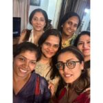 Namrata Shirodkar Instagram - School mother's night! The best times ever! Such a rock solid group who I love so much! 🤩 Selfless moms with only one aim to get all our kids to shine ♥️♥️♥️♥️ More and more power to all of us! The best food and the best host @vadlamudishilpa! @sulakshana_19 your home next! @shona_.malhotra! @sunayanau. Outfit: @gazalguptacouture