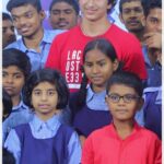 Namrata Shirodkar Instagram - Thank you @mbfoundationorg, for helping me find my happiness today. Meeting the kids from my village in Burripalem and gifting them sports kits so they can play to their hearts' content, and then heading to @ashrayakruti filled my heart with joy. We gifted hearing aids to all the students in the facility. Blessed to be able to share my special day with them ♥️♥️♥️