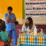 Namrata Shirodkar Instagram - Mega Multispecialty camp was done successfully at Burripalem today on the occasion of Superstar @urstrulymahesh ‘s Birthday. Total 148 adults and children were seen in this 36th campaign by Andhra Hospital in collaboration with MB Foundation. Investigations including Blood sugar, Ultrasound scan and ECHO were done and medicines given to all the villagers. #HBDSuperstarMahesh