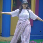 Namratha Gowda Instagram - Deep Dreams, Deeper thoughts😊 @colorskannadaofficial @officialjiocinema Outfit : @likitha_suresh_ #namratha #namrathagowda #fans #bbk10 #1stcontestant #muchlove #trending #IndianActress #instafam #relentkreationz