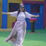 Namratha Gowda Instagram - Deep Dreams, Deeper thoughts😊 @colorskannadaofficial @officialjiocinema Outfit : @likitha_suresh_ #namratha #namrathagowda #fans #bbk10 #1stcontestant #muchlove #trending #IndianActress #instafam #relentkreationz